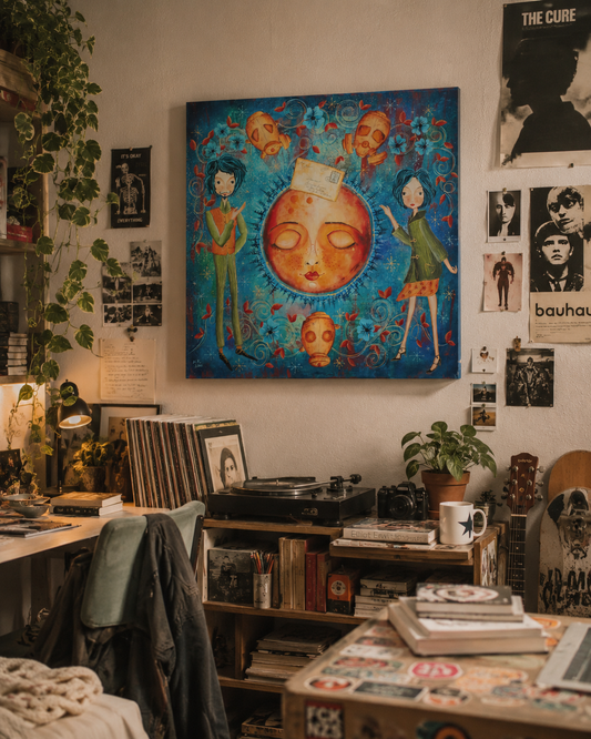 Canvas - List z ogarniętego woją Paryża