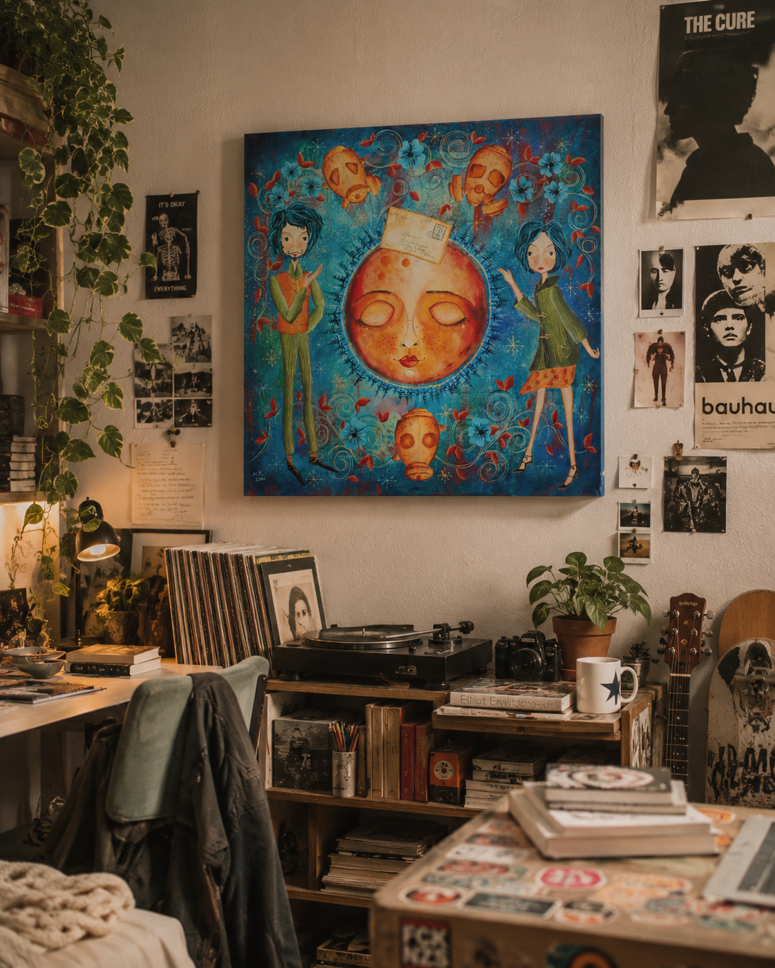 Canvas - List z ogarniętego woją Paryża