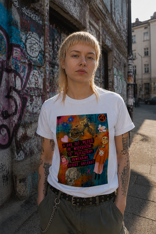 Koszulka - Pojedziemy rowerami gdzieś daleko?