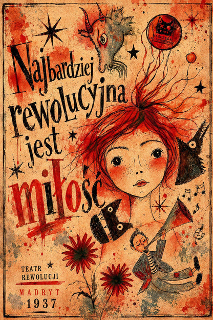 Plakat - Najbardziej rewolucyjna jest miłość