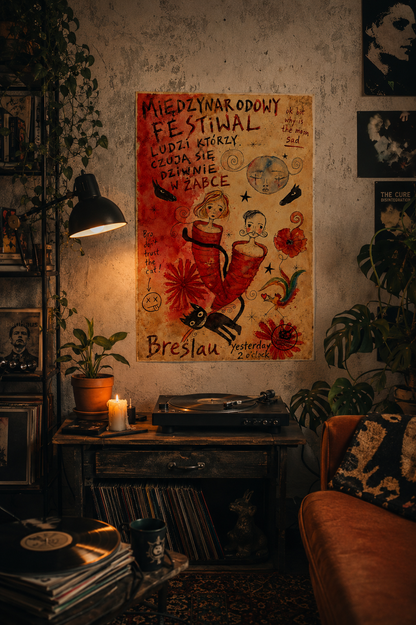 Plakat - Dla ludzi, którzy czują się dziwnie w Żabce