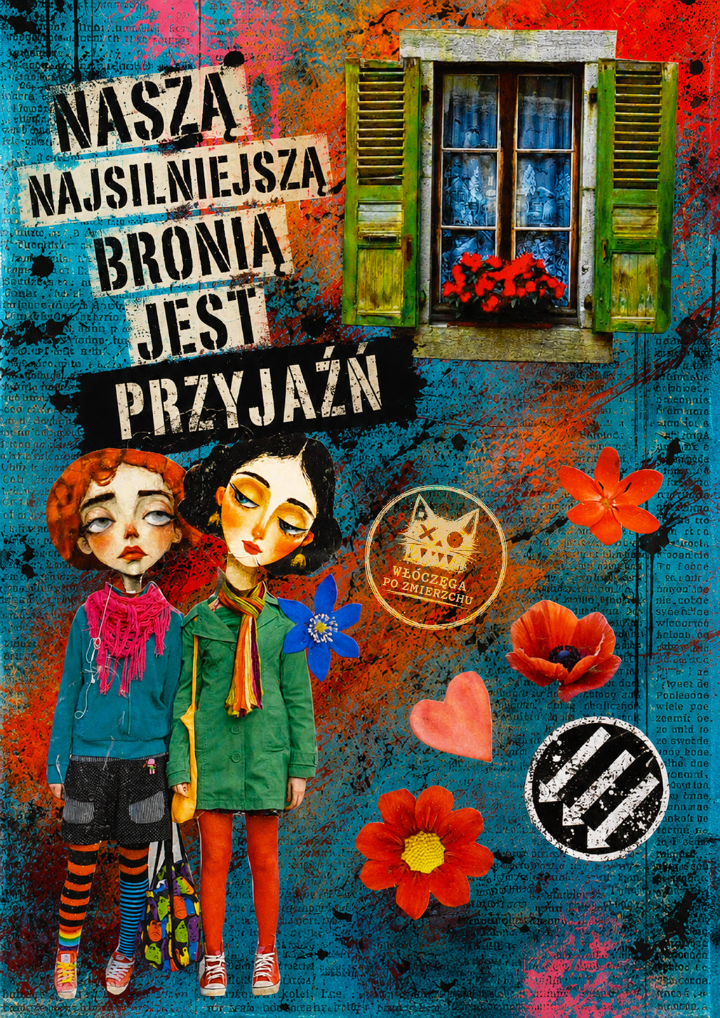 Koszulka - Naszą bronią jest przyjaźń